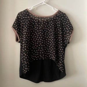 Xhilaration Sheer Front Tee